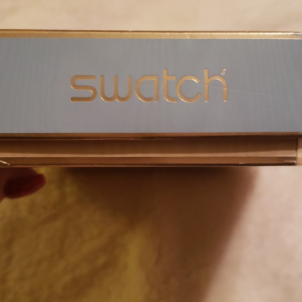 🆕️ VTG Swatch Ltd Edition, Swarovski crystal, strap watch, watch-mint condition - Picture 7 of 9